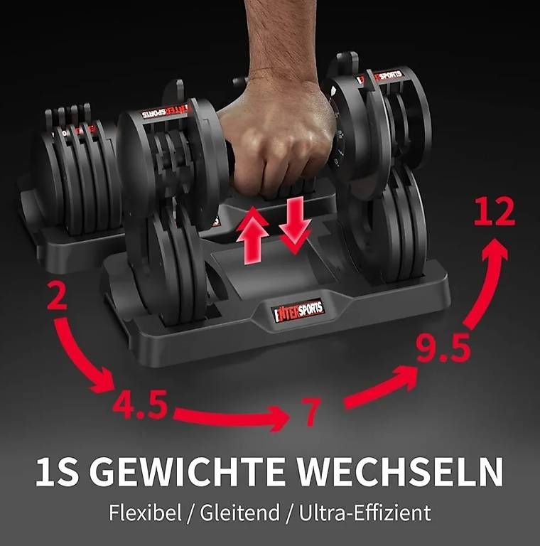 Manubri & Pesi: Adjustable Dumbbells x2 (2-12kg) – Usato da Aldesago venduto da ham_7cjk 1