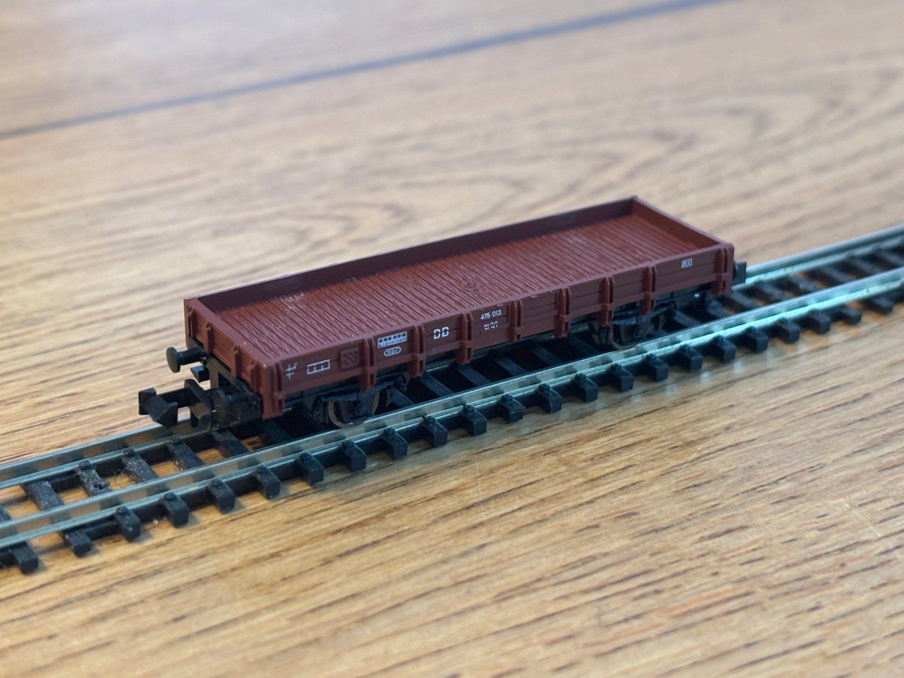 Modellini di ferrovie: e1760: Flachwagen (Spur N) – Usato da Birsfelden venduto da Birs_25 2