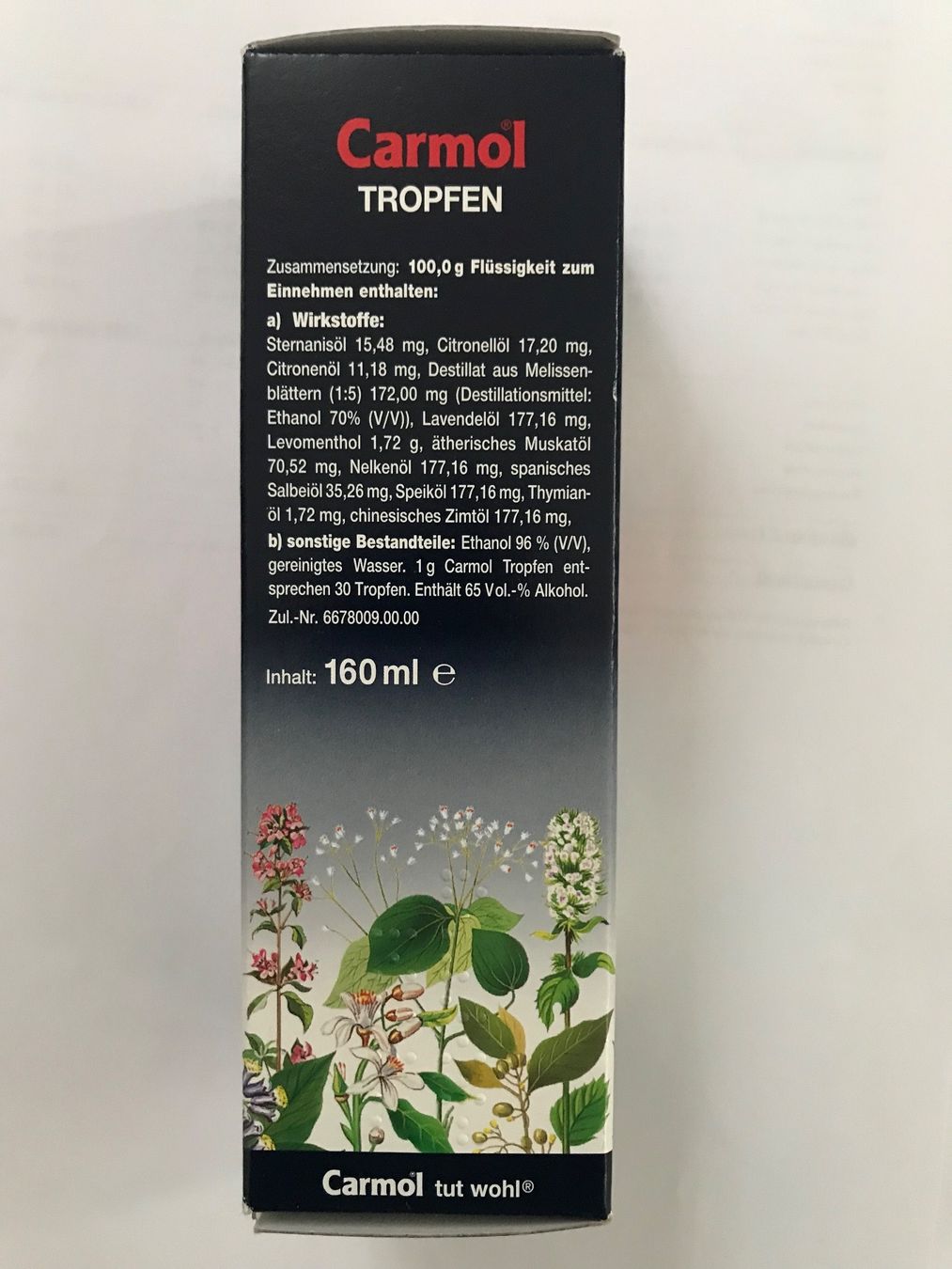 Cibi & Specialità: Carmol Tropfen 160ml – Nuovo e nell'imballaggio originale da Uster venduto da SteigerHandelsGmbH 1