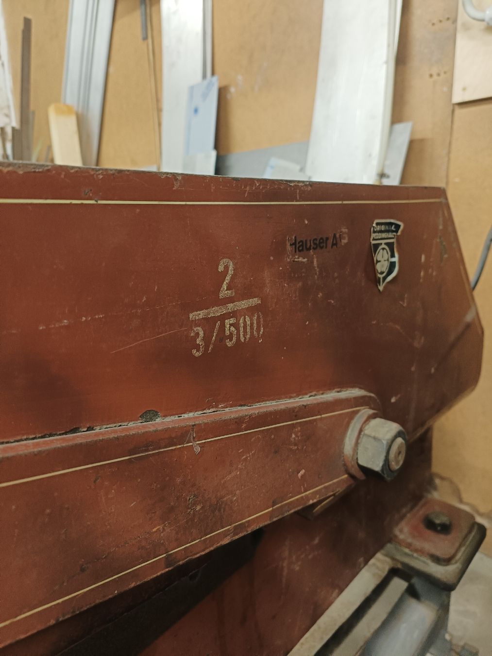 Tutte le macchine: Riesige Peddinghaus Blechschere 500mm Messerlänge – Usato da St.Gallen venduto da David-Tanner-Art 5