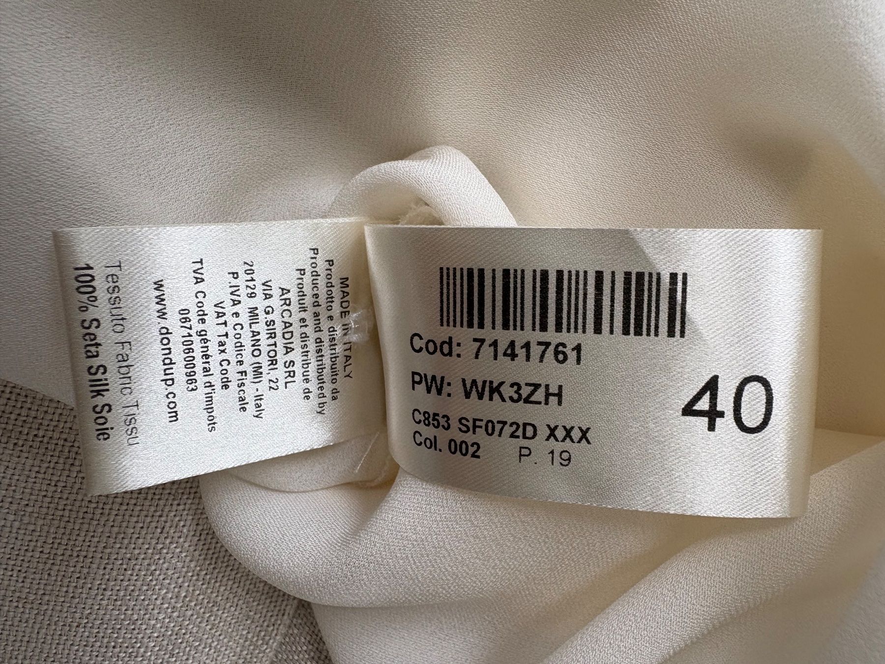 Dondup Camicette: Dondup Seidenbluse, Gr. IT 40 – Usato da Kilchberg venduto da boudoir076 7