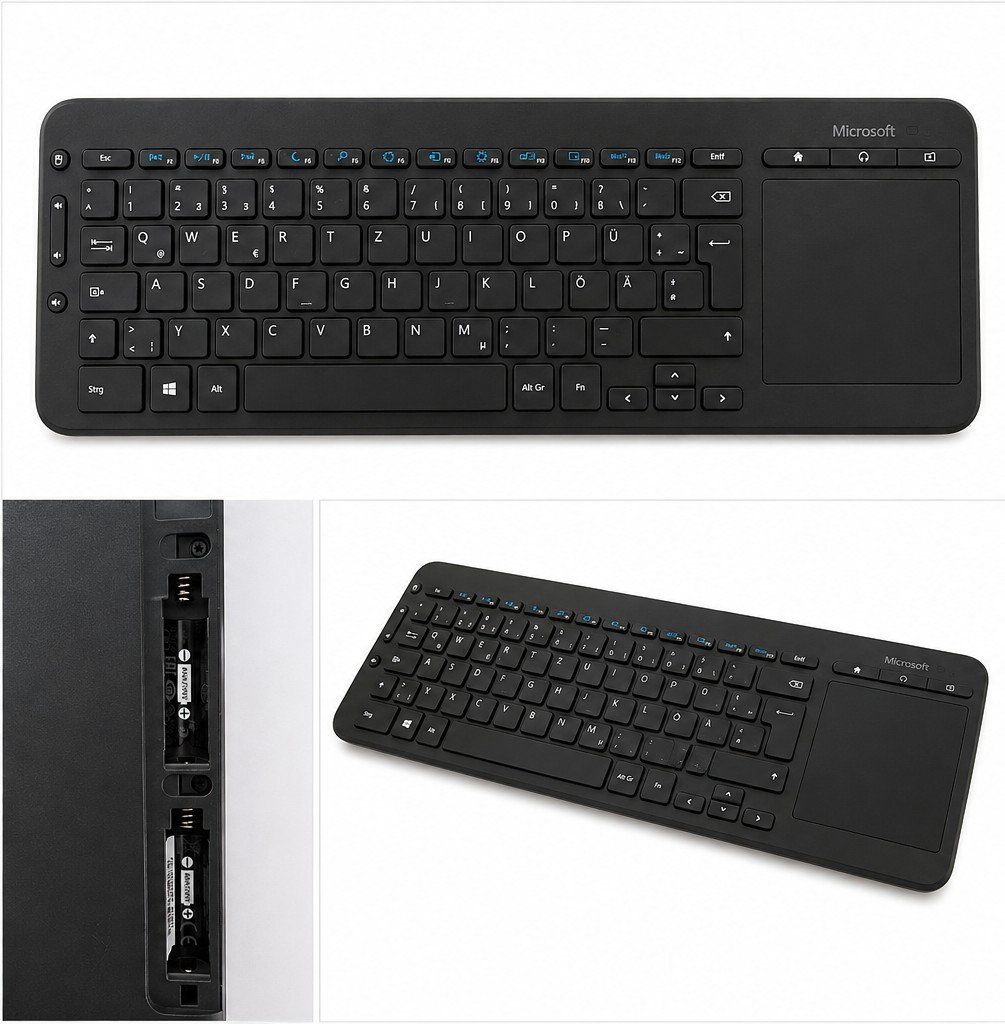 Microsoft Tastiere: Microsoft All-in-One Media Keyboard mit Touchpad – Usato da Kreuzlingen venduto da _Mic_