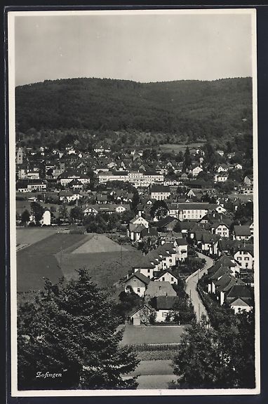 Cartoline postali: Zofingen, Totalansicht mit Strasse aus d – Usato da Berlin venduto da bartko-reher