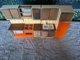 Vintage Puppenstubenküche der 70er Jahre, von Lundby