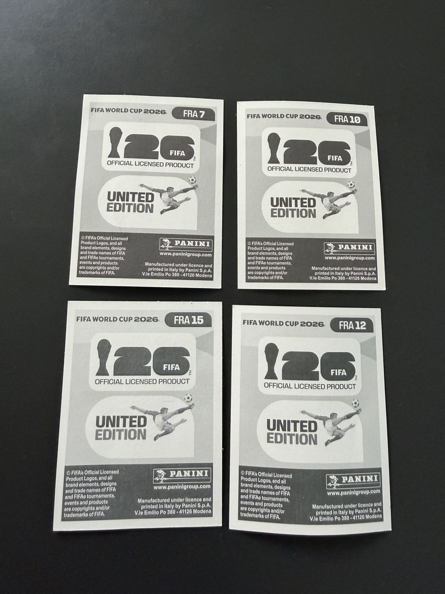 Panini Sammelbilder & Trading cards: Panini Frankreich 4 stück – Neu (gemäss Beschreibung) aus Dornach von lavieenroses 1