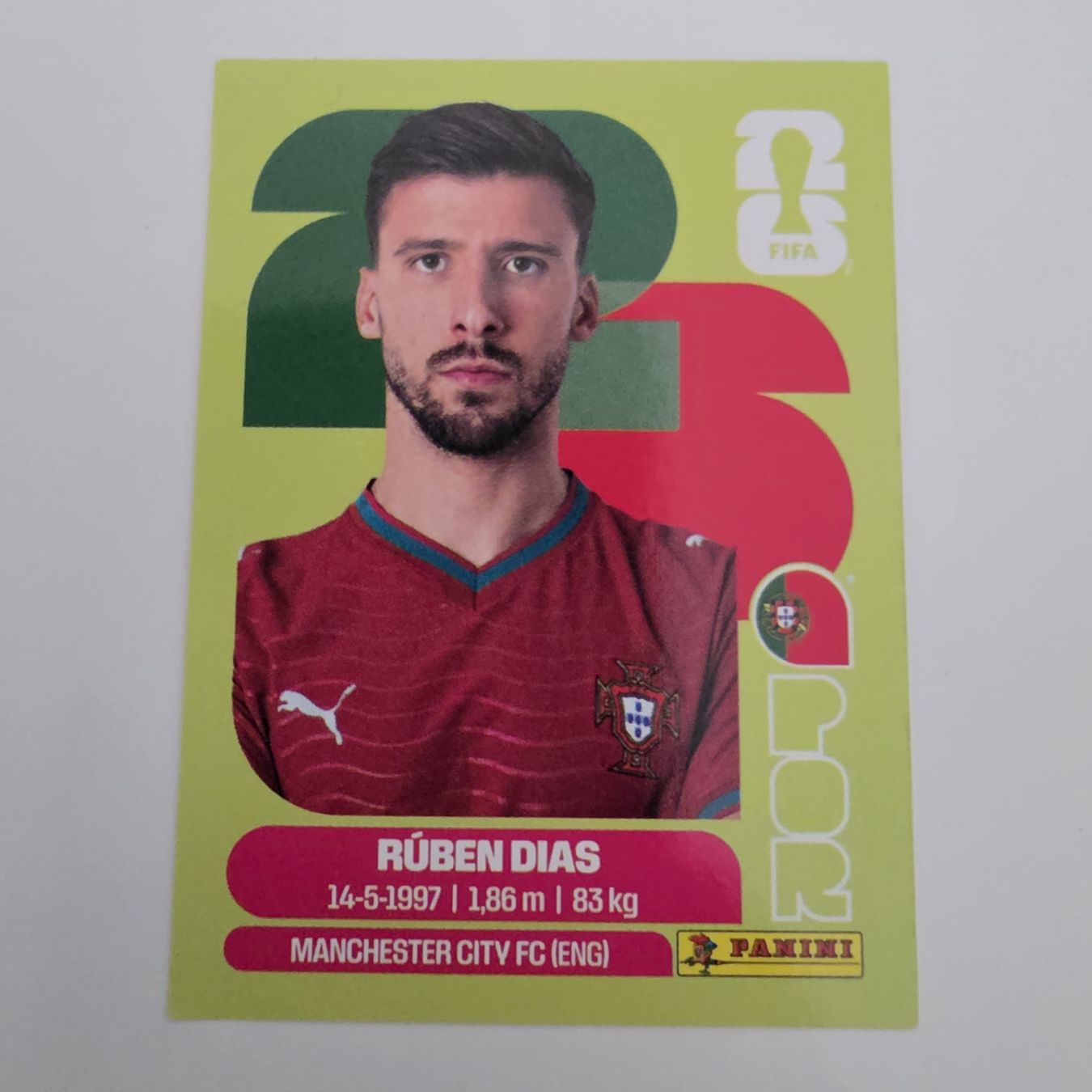 Panini Carte collezionabili: Panini POR4 Rúben Dias  – Nuovo e nell'imballaggio originale da Buchs AG venduto da LogoParts