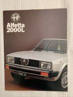 Alfa Alfetta 2000 L Prospekt & Fahrtest