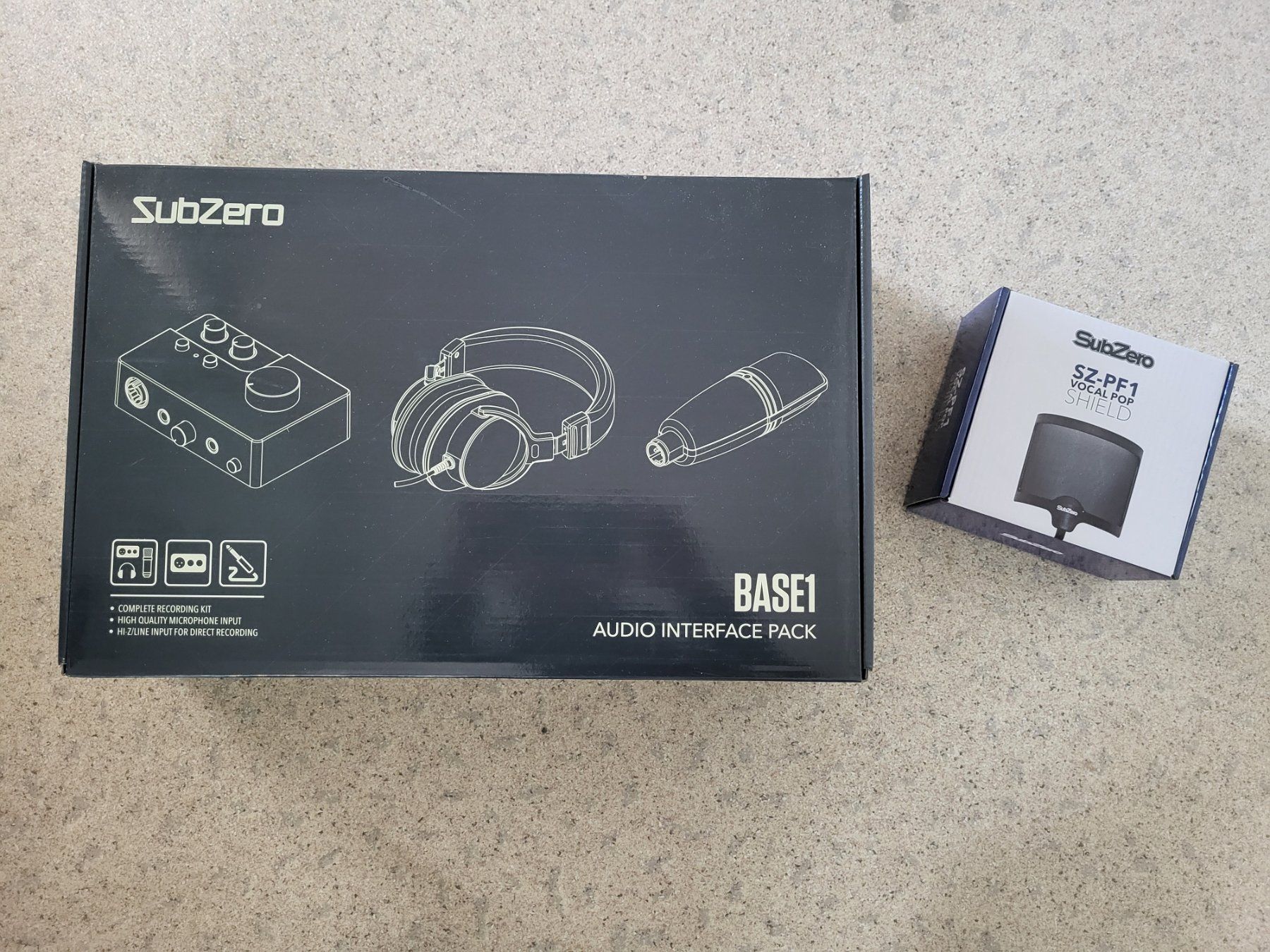 Equipement studio: SubZero BASE1 Audio Interface Pack + Popschutz – Neuf (Voir description) à Wil SG par patrei