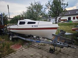 Segelboot, Suzuki +Motor u. Trailer frisch MFK!