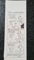 Original Karikatur "Kino" von Fritz Bünzli