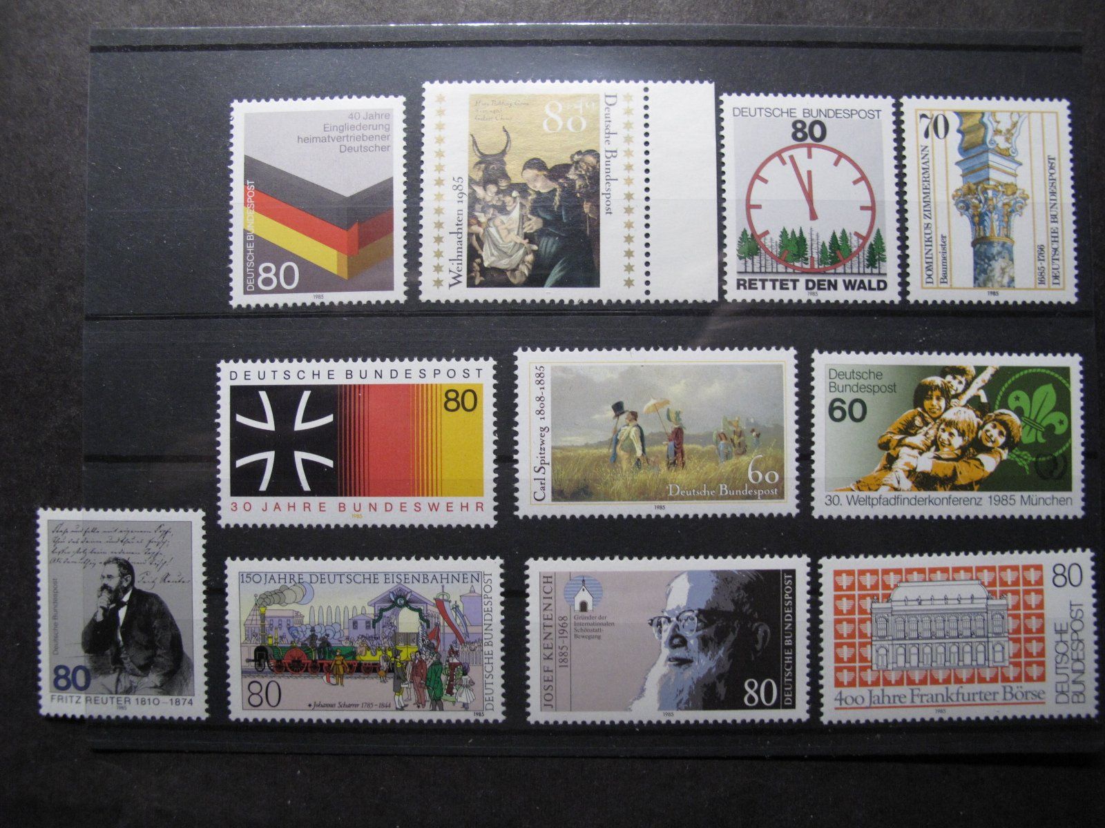 Alle Briefmarken: BRD 1985 D.Zimmermann / Weihnachten ** – Gebraucht aus Wil SG von fva01