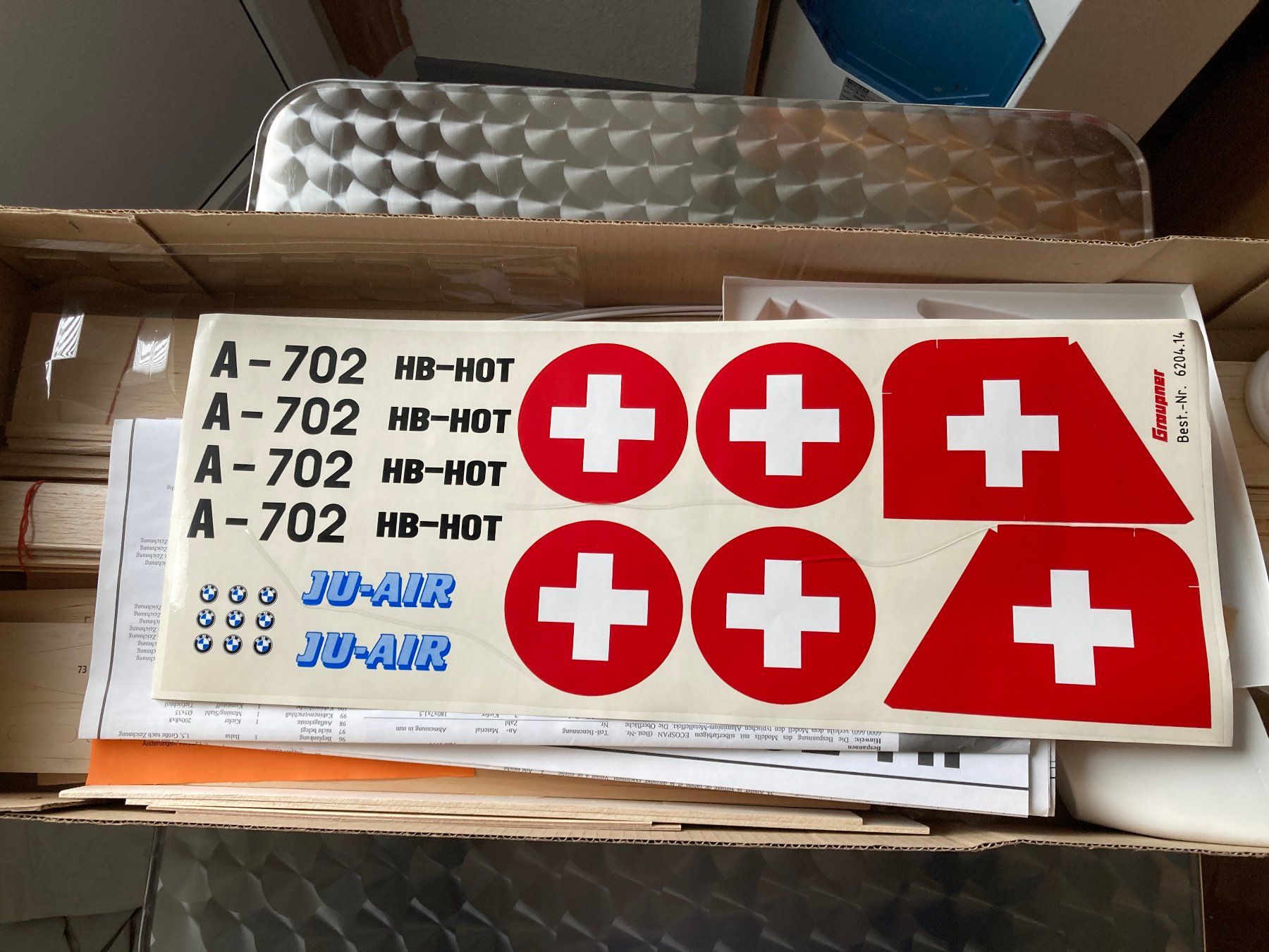 Graupner RC Modellbau: Graupner JU-52 Holzbausatz – Neu (gemäss Beschreibung) aus Reigoldswil von  2