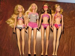4 Barbie Mattel Puppen Vintage 9