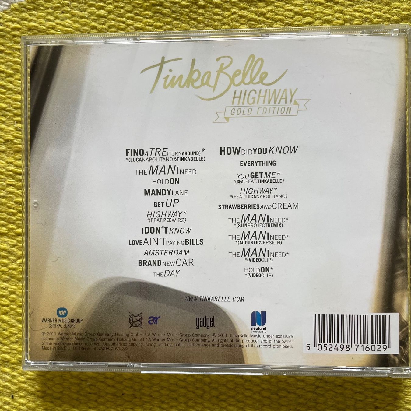 CD: TINKA BELLE-HIGHWAY GOLD EDITION – Usato da Rorschacherberg venduto da CD-Roli 1