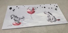Disney Winnie Puuh Bild auf Holzrahmen 70x33cm