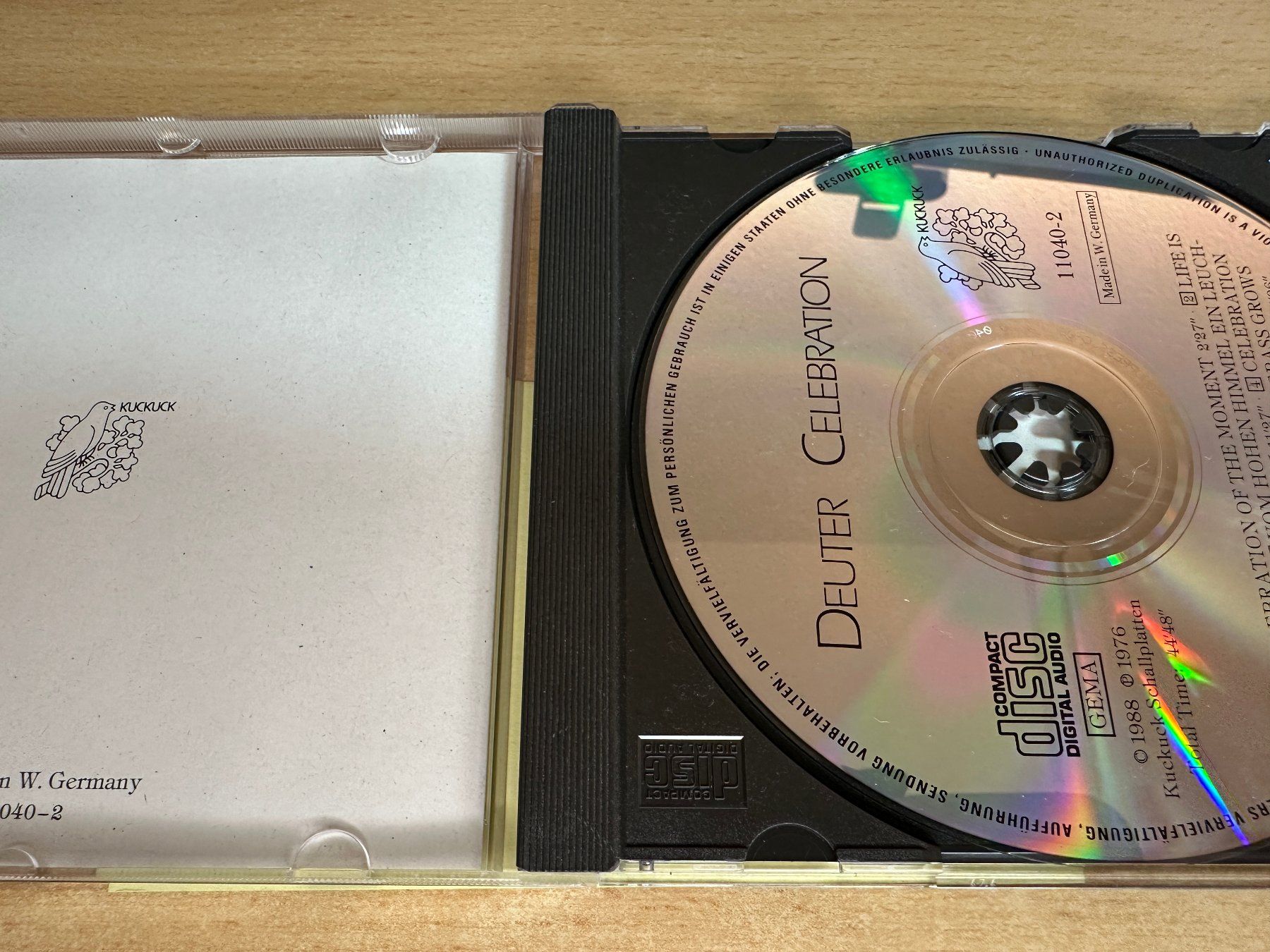 CD: J3 Deuter – Celebration – Usato da Rikon im Tösstal venduto da Alpenmutz 2