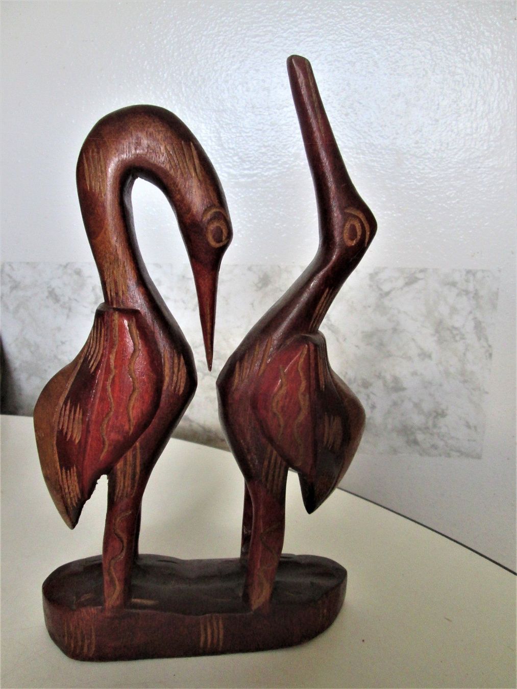 Sculture & Statue: Paar Holzvögel – Usato da Sementina venduto da babucia