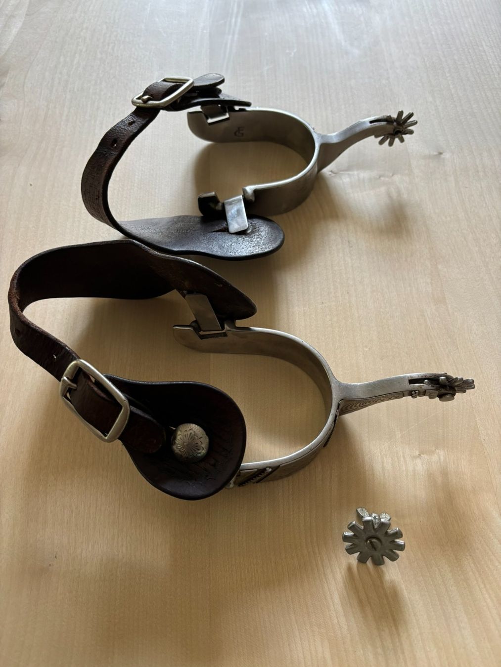 Selle & Accessori: Western-Sporen mit Sporenriemen – Usato da Zürich venduto da BernhardL01