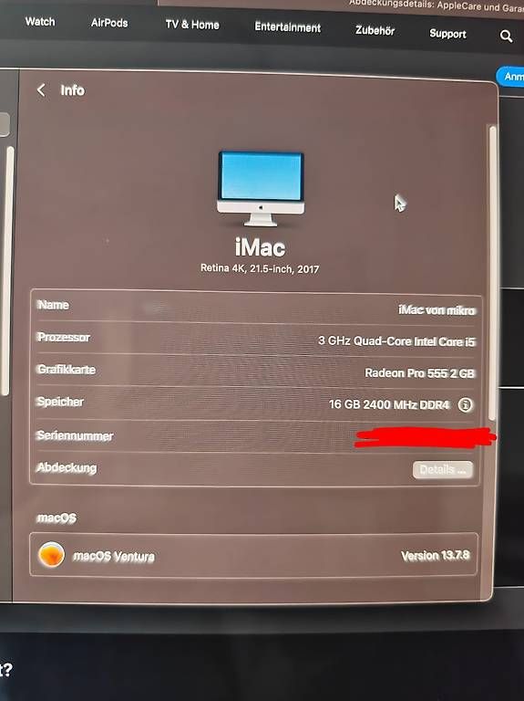 PCs: iMac Retina 4K 21.5-inch – Gebraucht aus Winterthur von MaciejM 1
