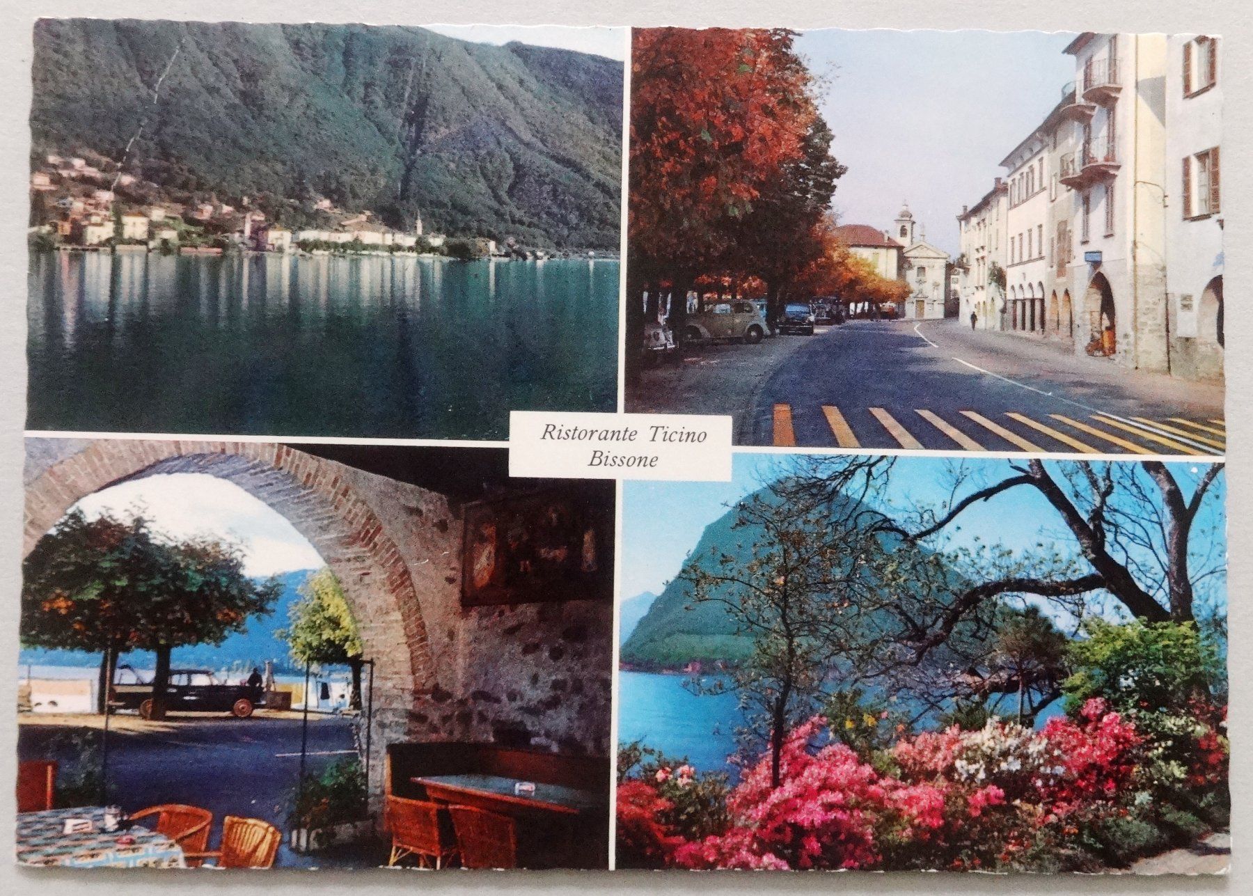 Cartoline postali: Ristorante Ticino, Bissone – Difettoso da Fétigny venduto da Billy2miny