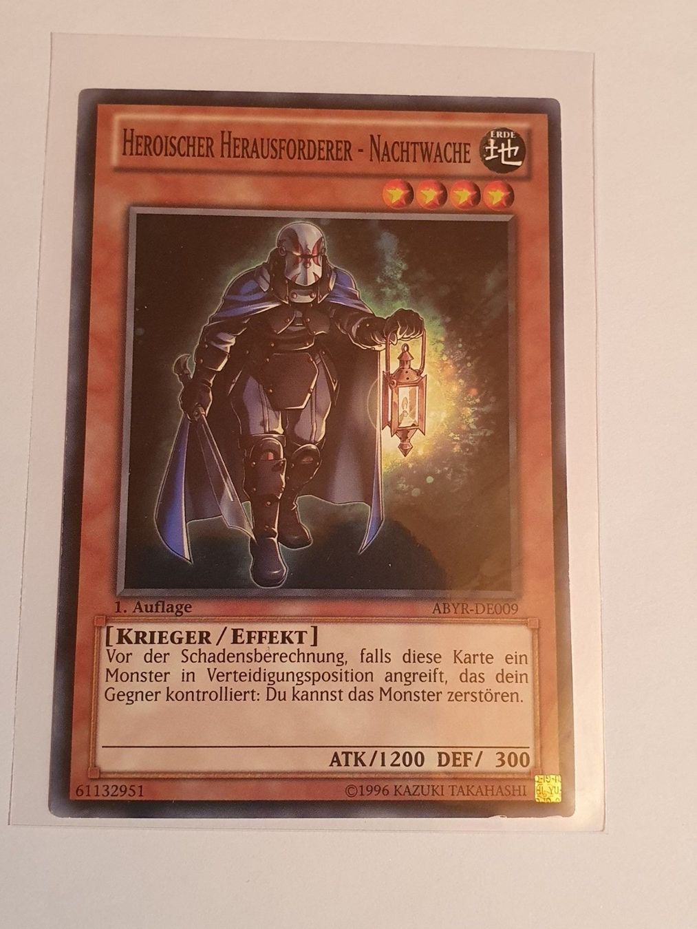 Yugioh Sammelbilder & Trading cards: Heroischer Herausforderer - Nachtwache – Gebraucht aus Oberdorf BL von BaldenEagle