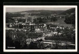 Neuenegg, Teilansicht mit Brücke und Fa