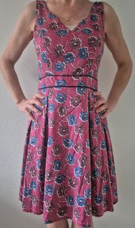 KLEID DRESS 34 XS NAF NAF MIT TÜLL TOP ZU STRICKJACKE