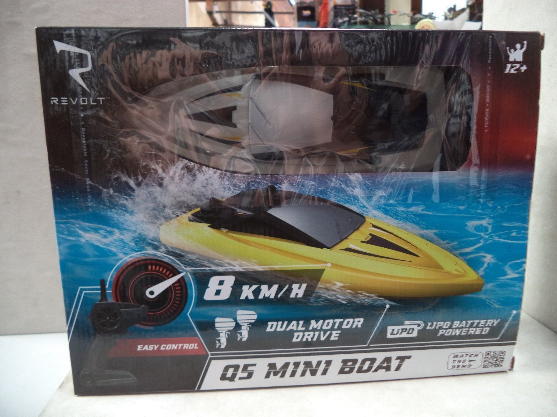 Modellismo RC: Kleines Renn Boat 8Km schnell – Nuovo e nell'imballaggio originale da Rieden AG venduto da Wirth03 9