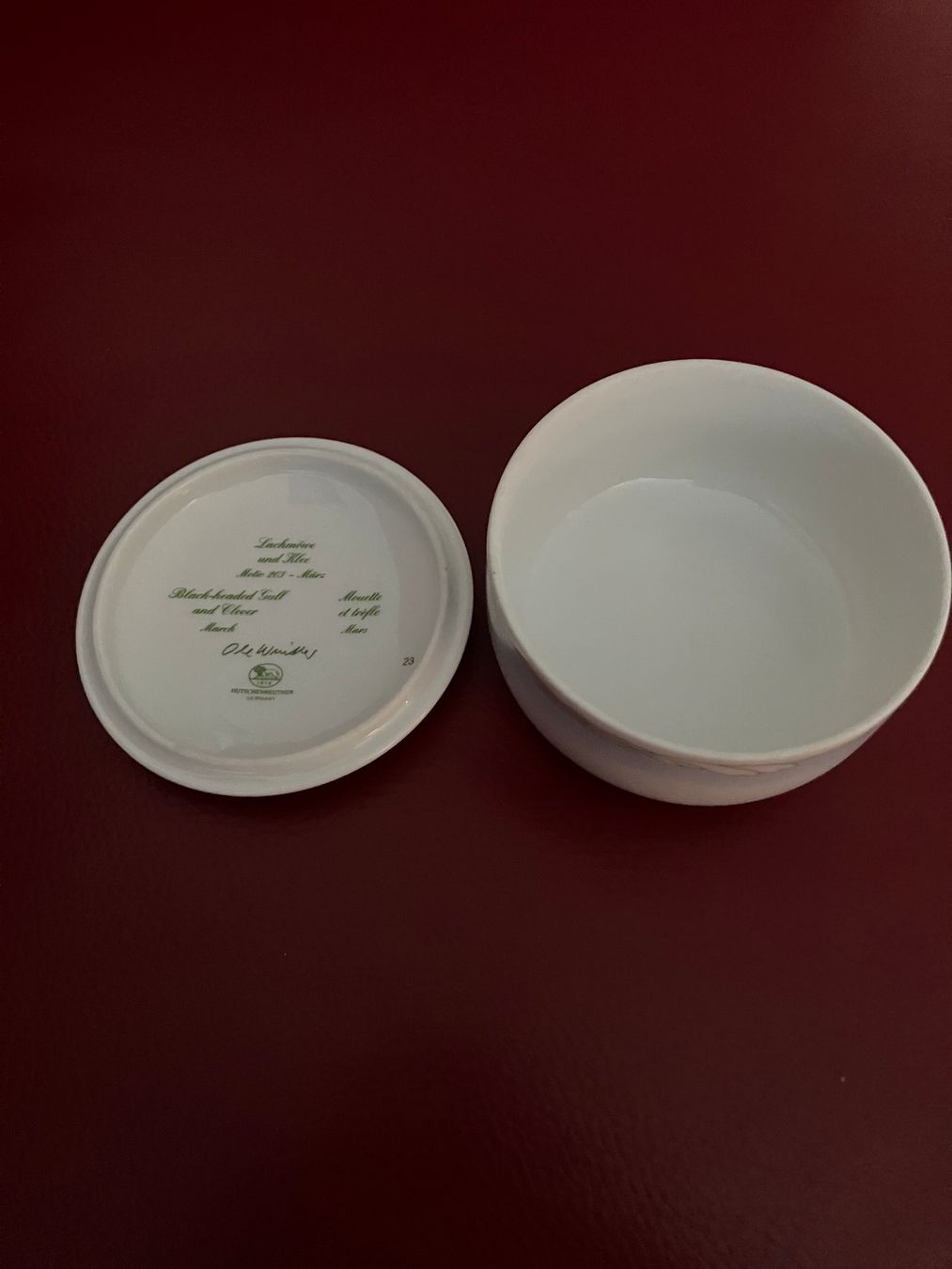 Hutschenreuther Tutte le decorazioni: Hutschenreuther  Dose Möve – Usato da Honau venduto da BrP27 2