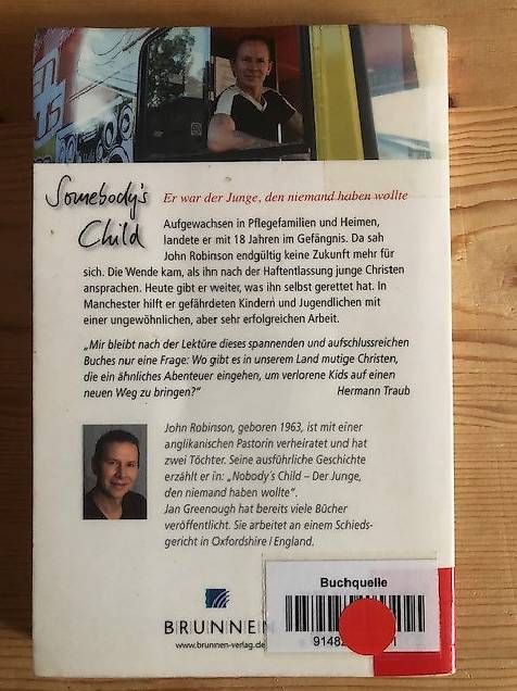 Libri: John Robinson Somebody's Child – Usato da Eschlikon TG venduto da Farewell01 1