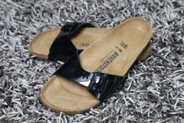 Birkenstock, Madrid, Gr. 40, schwarz Lack, NEU