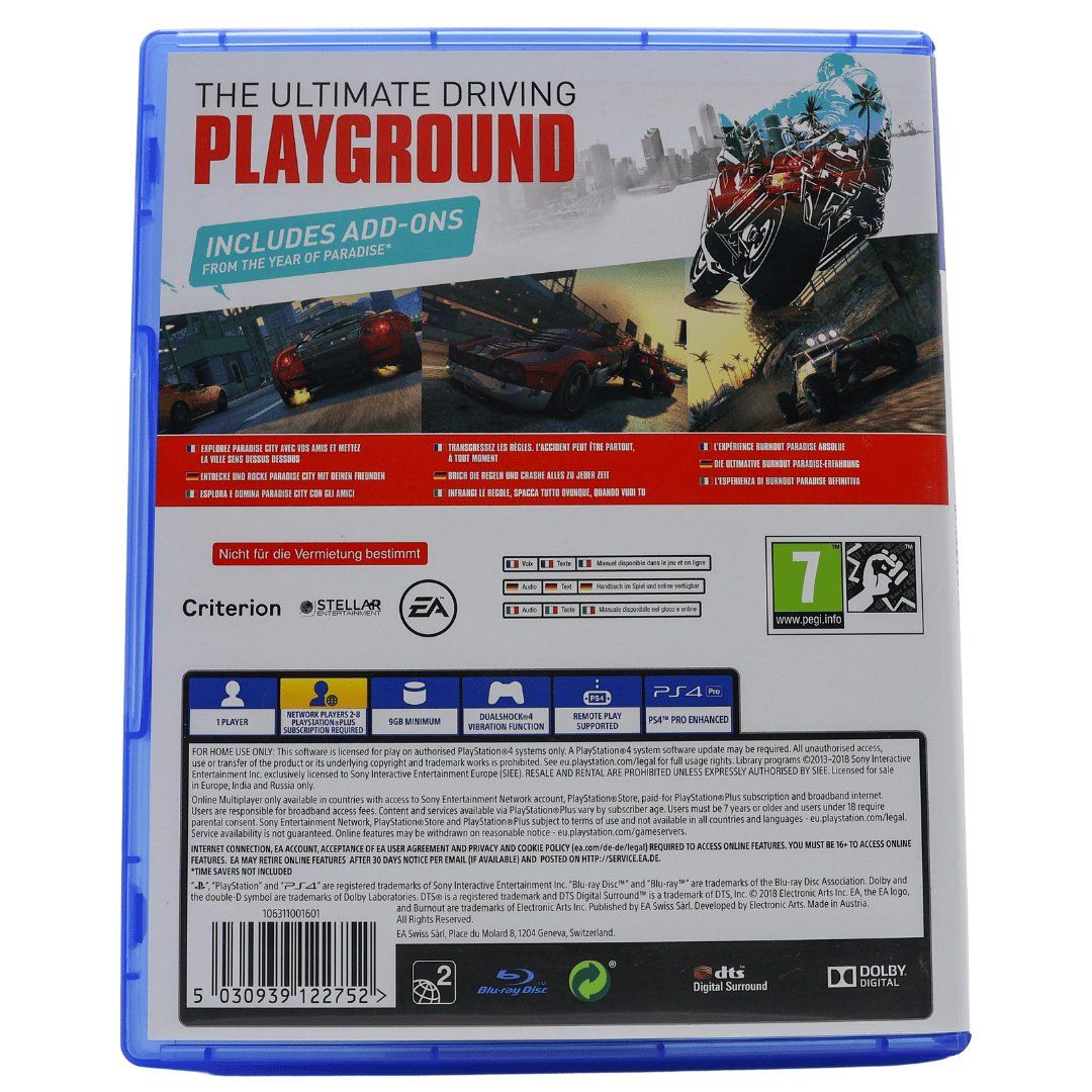 Giochi: Burnout Paradise Remastered - PS4 – Usato da Paudex venduto da dindeboy 1
