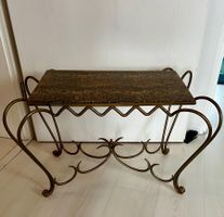 Alter Beistelltisch Tisch Salontisch Metall antik exklusiv