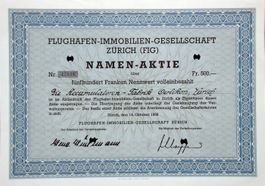 Flughafen-Immobilien-Gesellschaft, Zürich - 1958