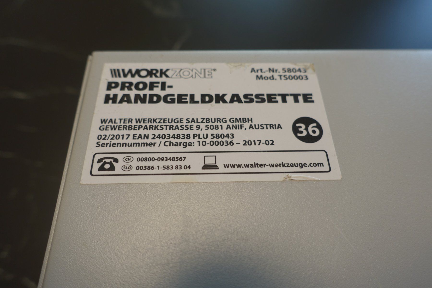 Registratore di cassa: Profi-Handgeldkassette Workzone – Usato da Belp venduto da Mazarron58 3