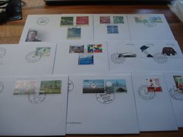 Schweiz 2012, Set FDC , 18 Belege
