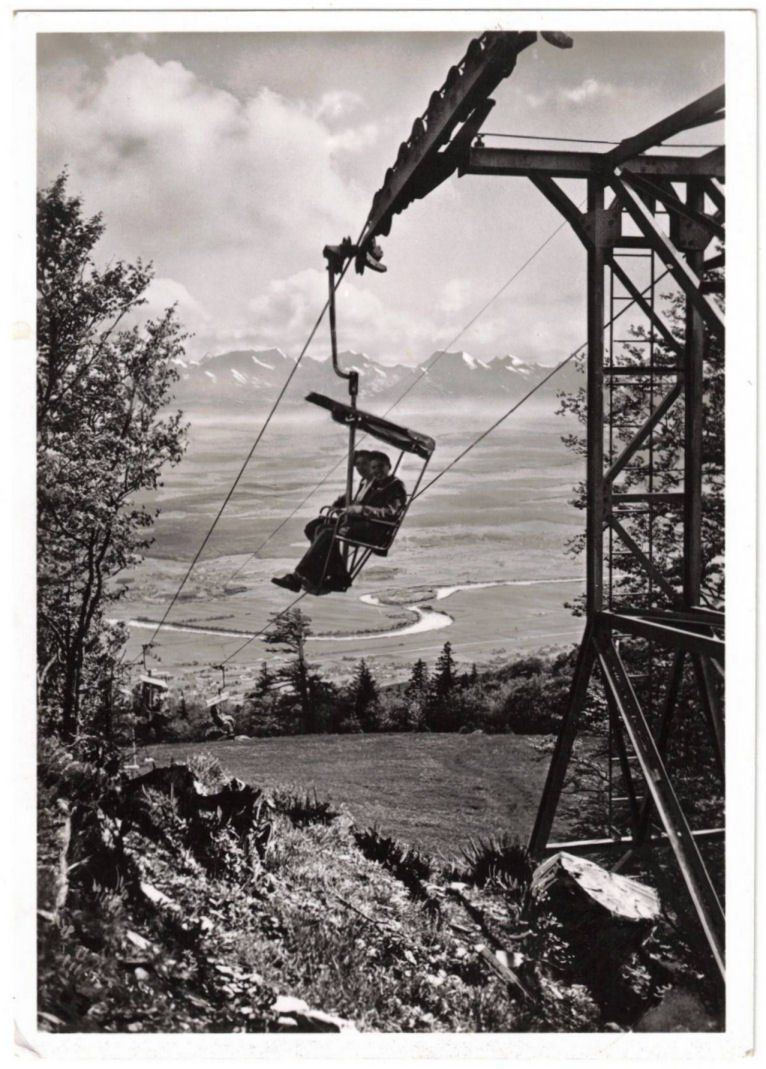 Cartoline postali: Weissenstein - Kurhaus mit Sessellift – Usato da Binningen venduto da Mountainrider