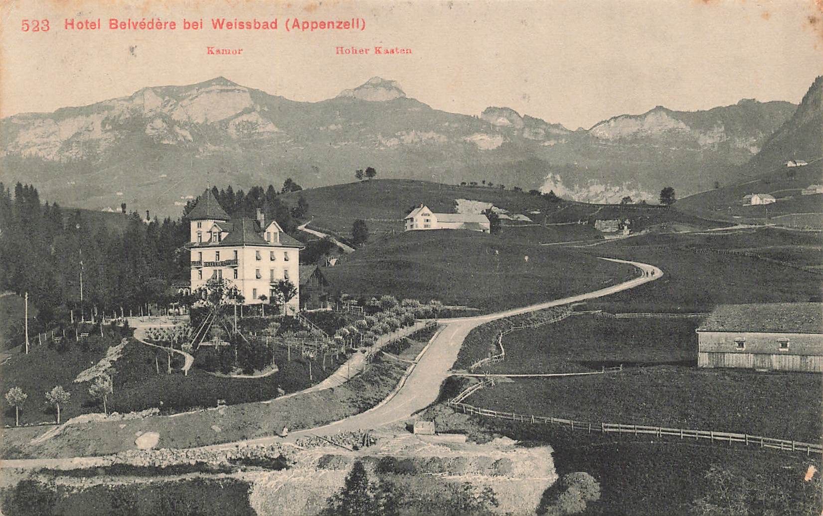 Cartoline postali: Hotel belvedere bei weissbad – Usato da Biasca venduto da Blenio71