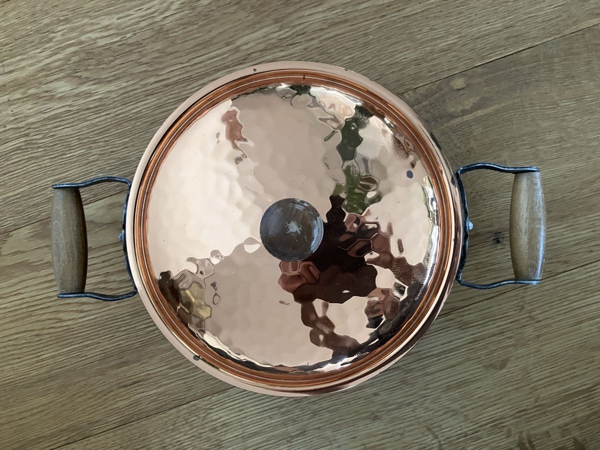 Padelle: Kupferpfanne mit Deckel – Usato da Willisau venduto da son_lq7g 4