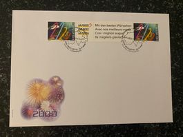 Schweizer Briefmarken-FDC "Millennium" von 1999