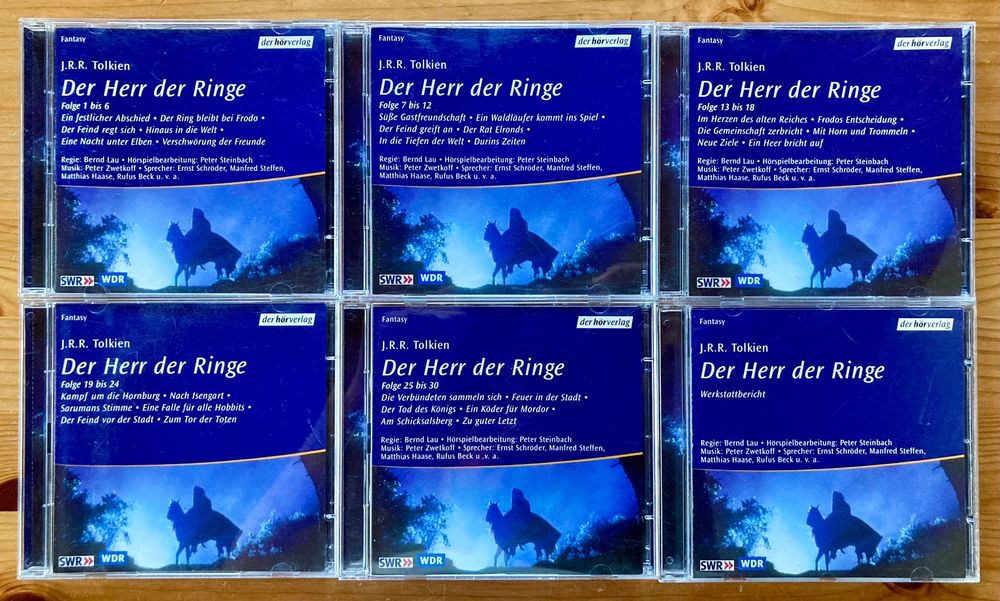 Der Herr der Ringe, J.R.R. Tolkien (Hörverlag von 1991/1992) (Gebraucht ...