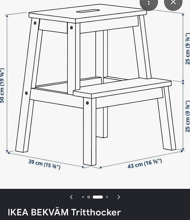 Sgabelli: Ikea Bekväm Tritthocker – Nuovo e nell'imballaggio originale da Brunnadern venduto da Bumlebee 3