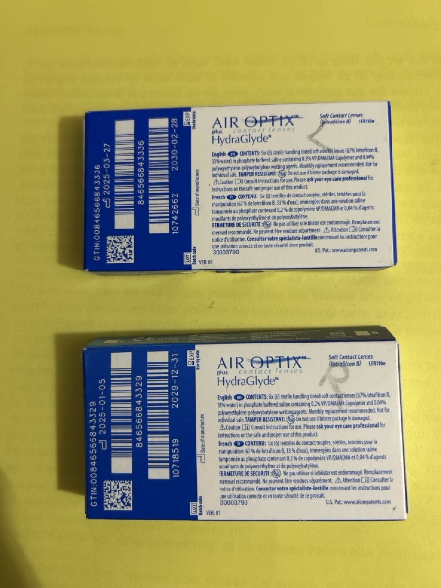 Lenti a contatto: Air Optix plus HydraGlyde Monatslinsen – Nuovo (secondo la descrizione) da Magden venduto da ctw_mp7b 1