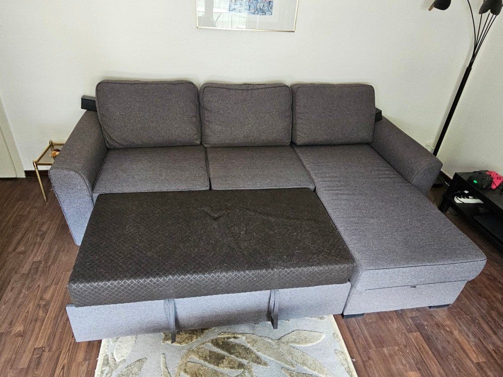 Ikea Divani: IKEA FRIHETEN Eckbettsofa mit Bettkasten Grau – Usato da Luzern venduto da igo_ldf2 1