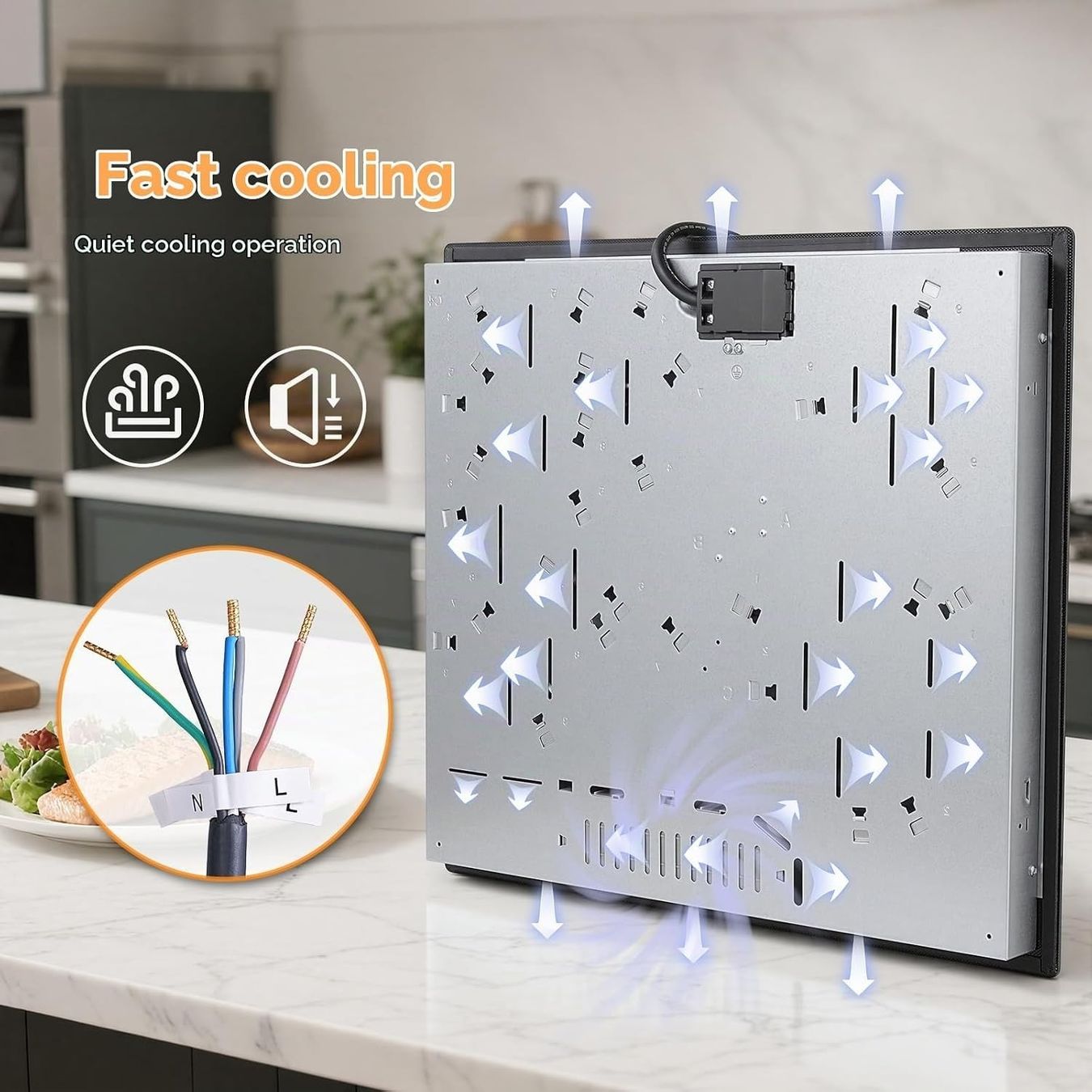 Cucine: Glaskeramik Kochfeld Ceranfeld 4 Platten 60 cm Touch Timer – Nuovo e nell'imballaggio originale da Genève venduto da Top-Trend 6