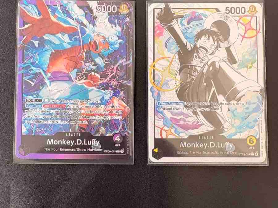 Bandai Cartes à collectionner: Monkey D. Luffy Leader Karten Set 2 Stk – D'occasion à Safenwil par Edsoni88