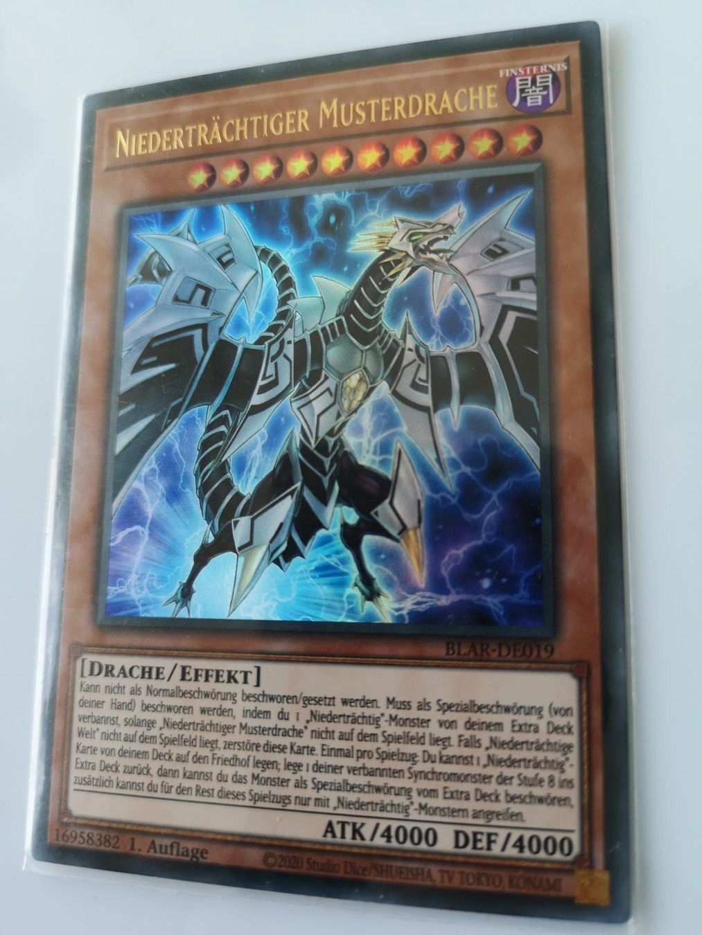Yugioh Carte collezionabili: Niederträchtiger Musterdrache 1.Auflage – Nuovo (secondo la descrizione) da Boswil venduto da ShoppingCenterCity 2