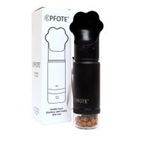 Trinkflasche Hund Futternapf für Hunde schwarz PFOTE®