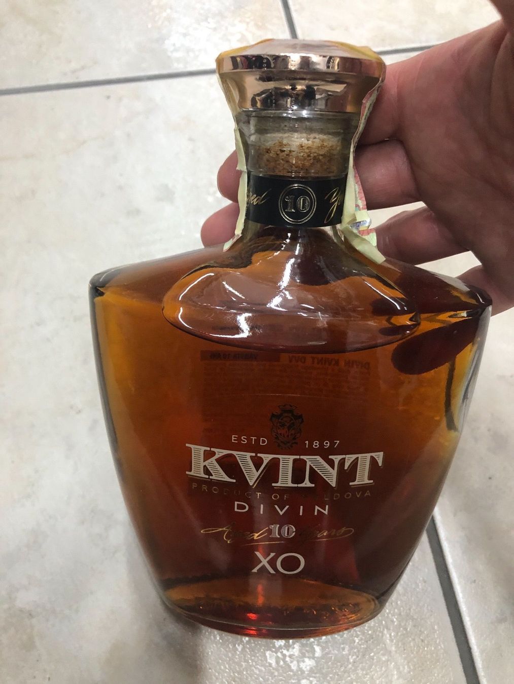 Bevande alcoliche: KVINT DIVIN 10Y XO Moldawien – Nuovo e nell'imballaggio originale da Wald ZH venduto da mlnt 5