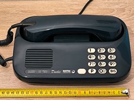 Téléphone vintage Matra Declic, années 80s